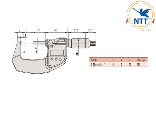 Ban-ve-Panme-dien-tu-do-ngoai-Mitutoyo-293-234-30- (0-25mm)