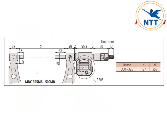 Ban-ve-Panme-me-dien-tu-khoang-do-lon-Mitutoyo-293-583-(325-350mm)