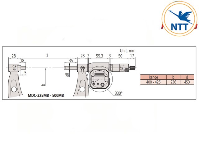 Ban-ve-Panme-me-dien-tu-khoang-do-lon-Mitutoyo-293-586-(400-425mm)